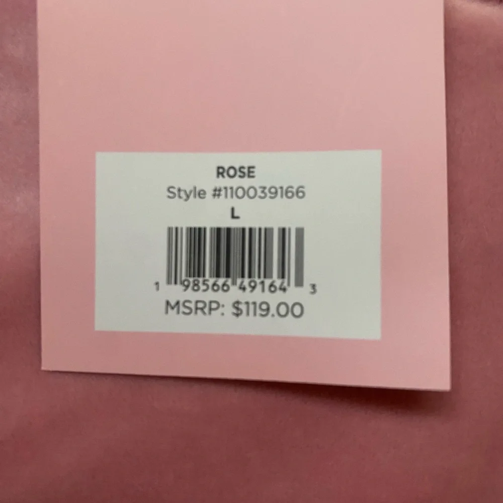 Pink Velour Zip-Up Hoodie - Picture 4 of 4
